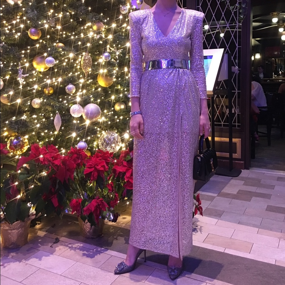 Hand made dress from Europe . Made it from atelier